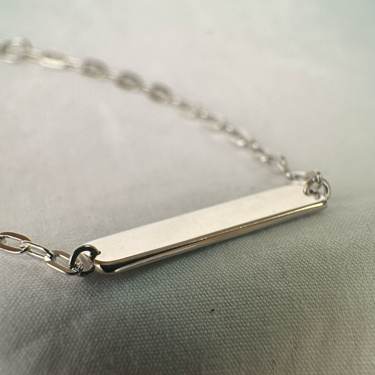 Pulsera eslabones y placa 26 mm grabable