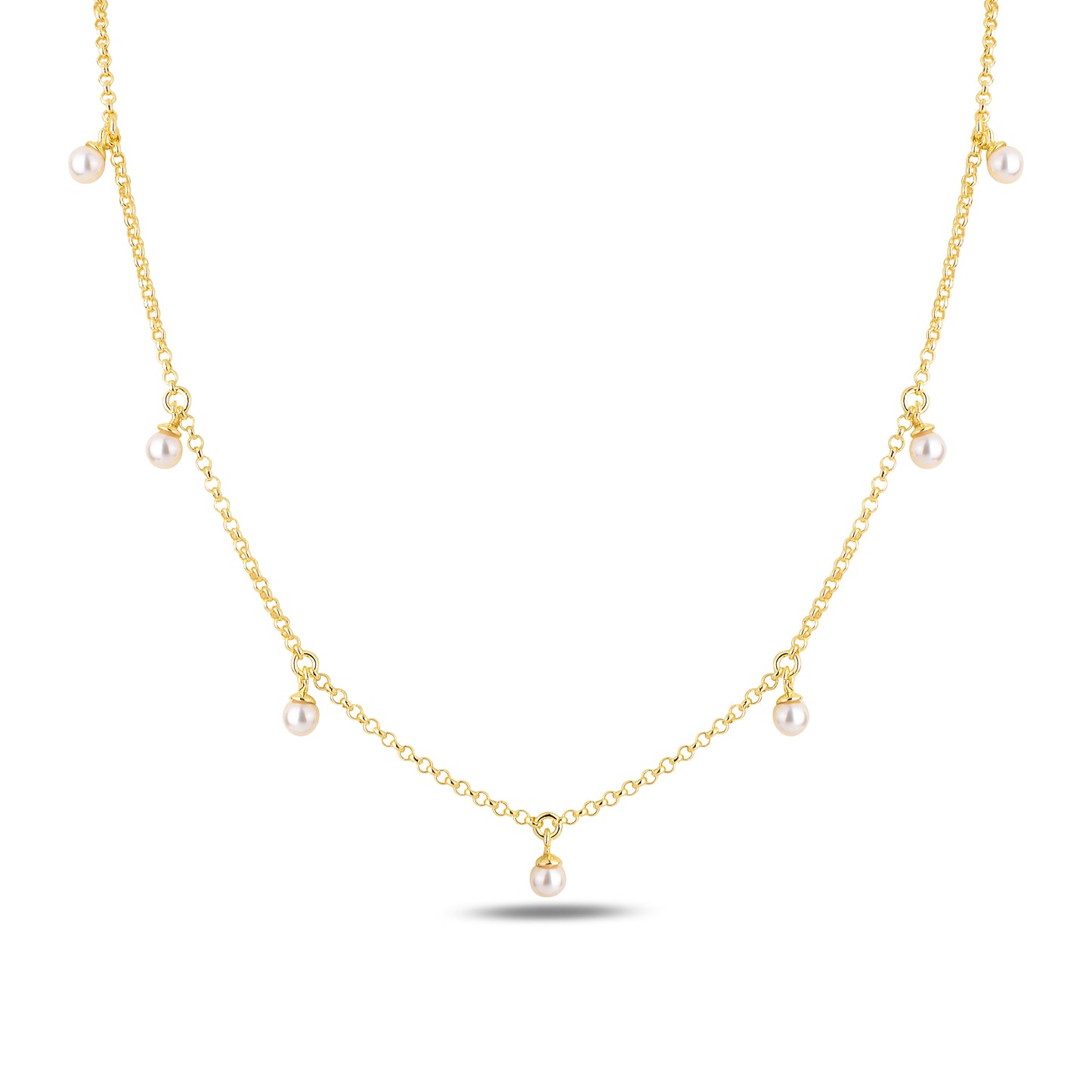 Collar Perlas Gold