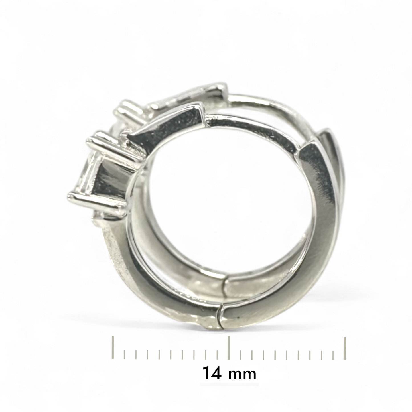 Aros argollas circón princess