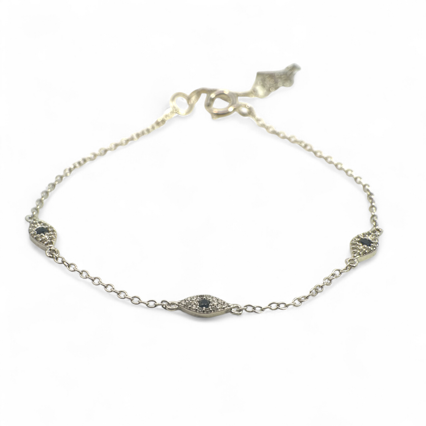 Pulsera Ojitos protectores Silver