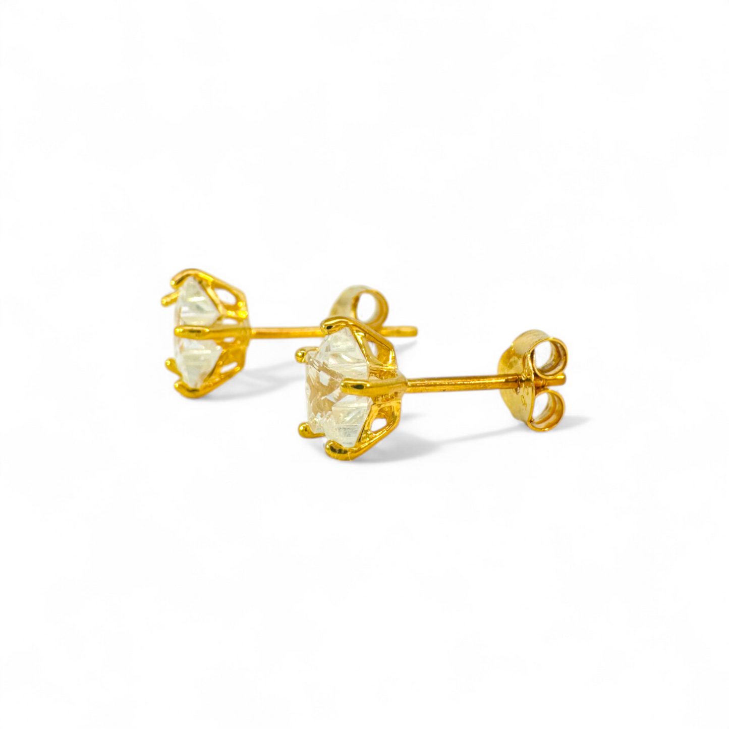 Aros stud estrella grande plata 925