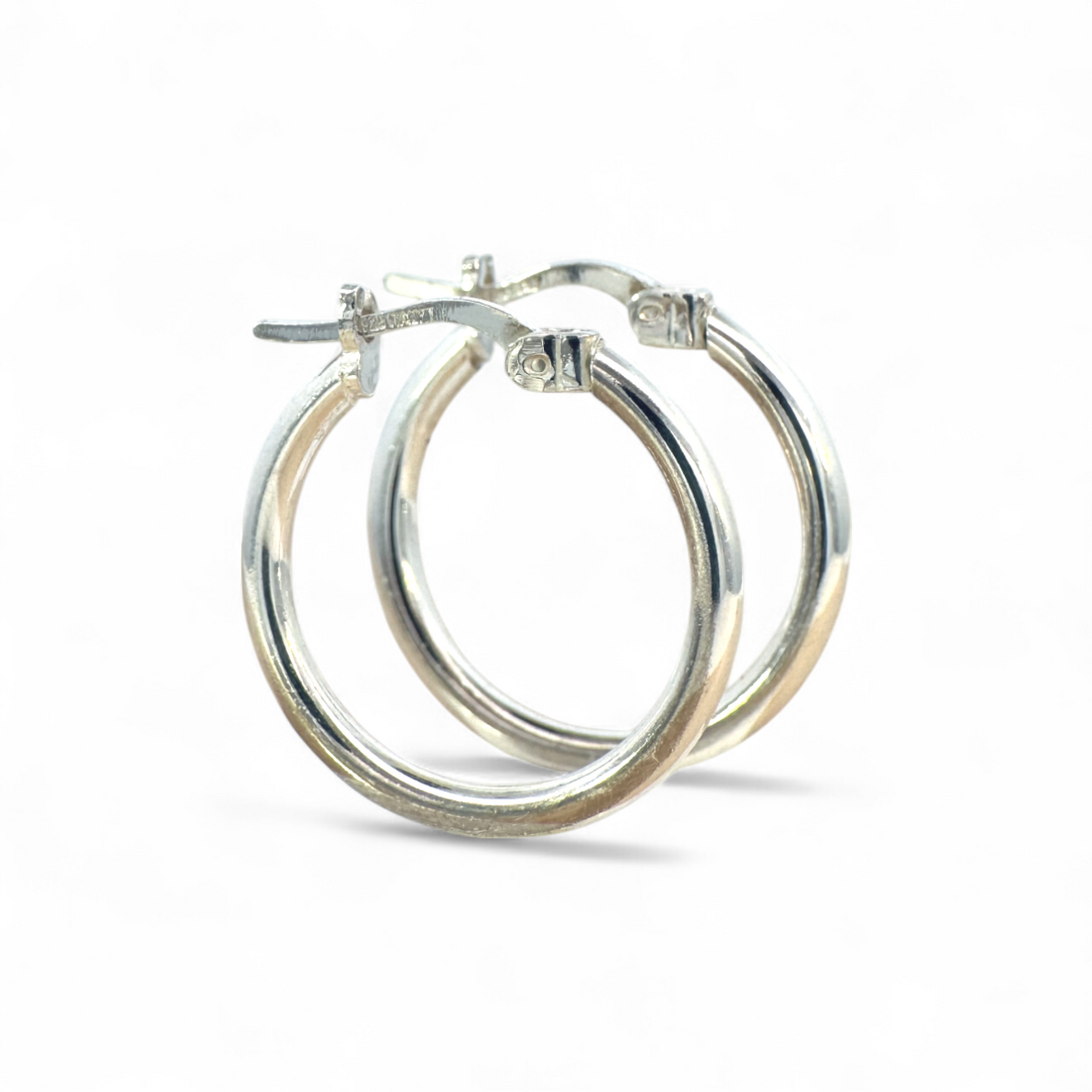 Aros argollas 2 cm Plata 925
