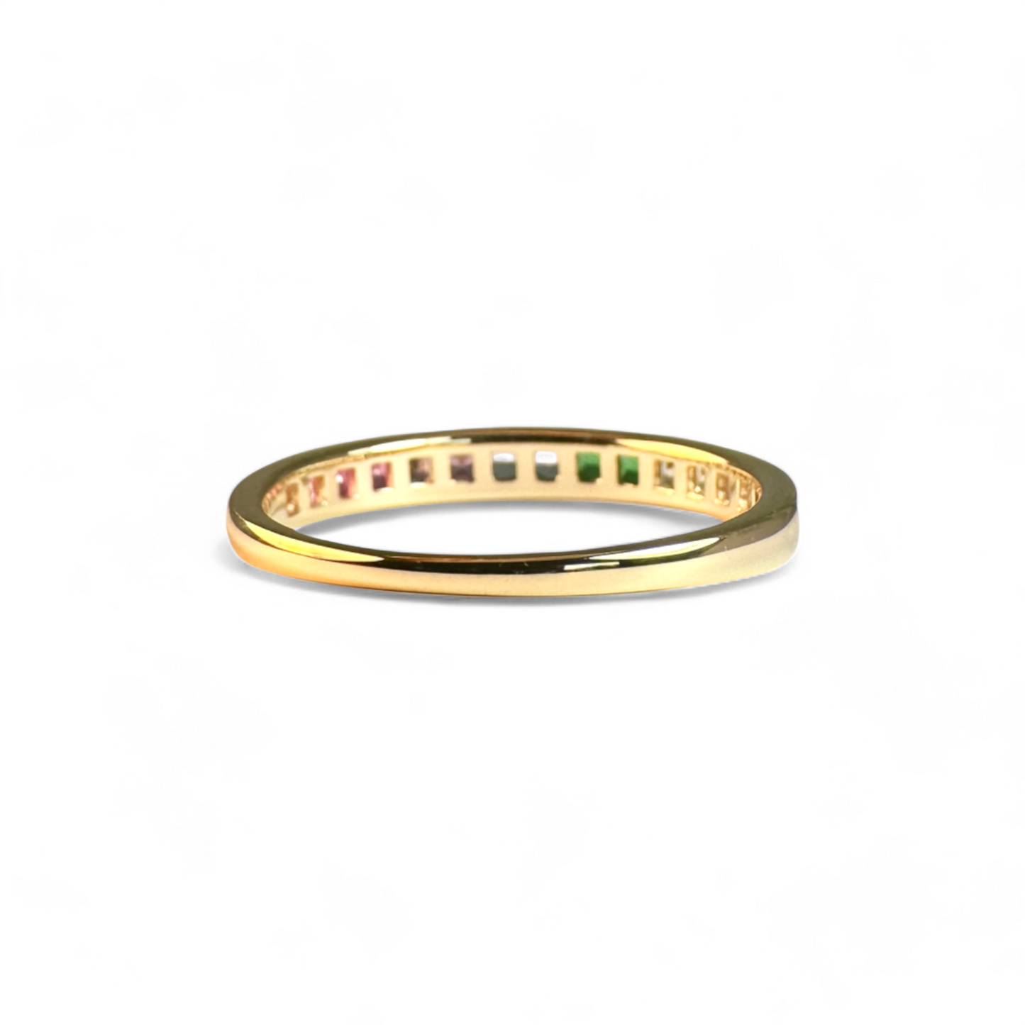 Anillo plata rainbow
