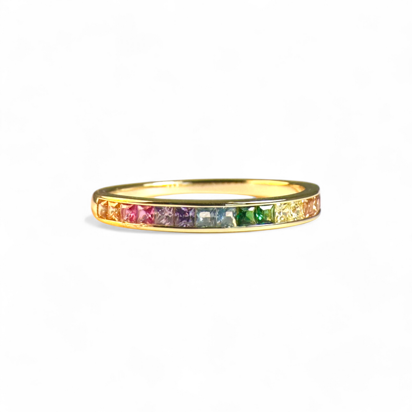 Anillo plata rainbow