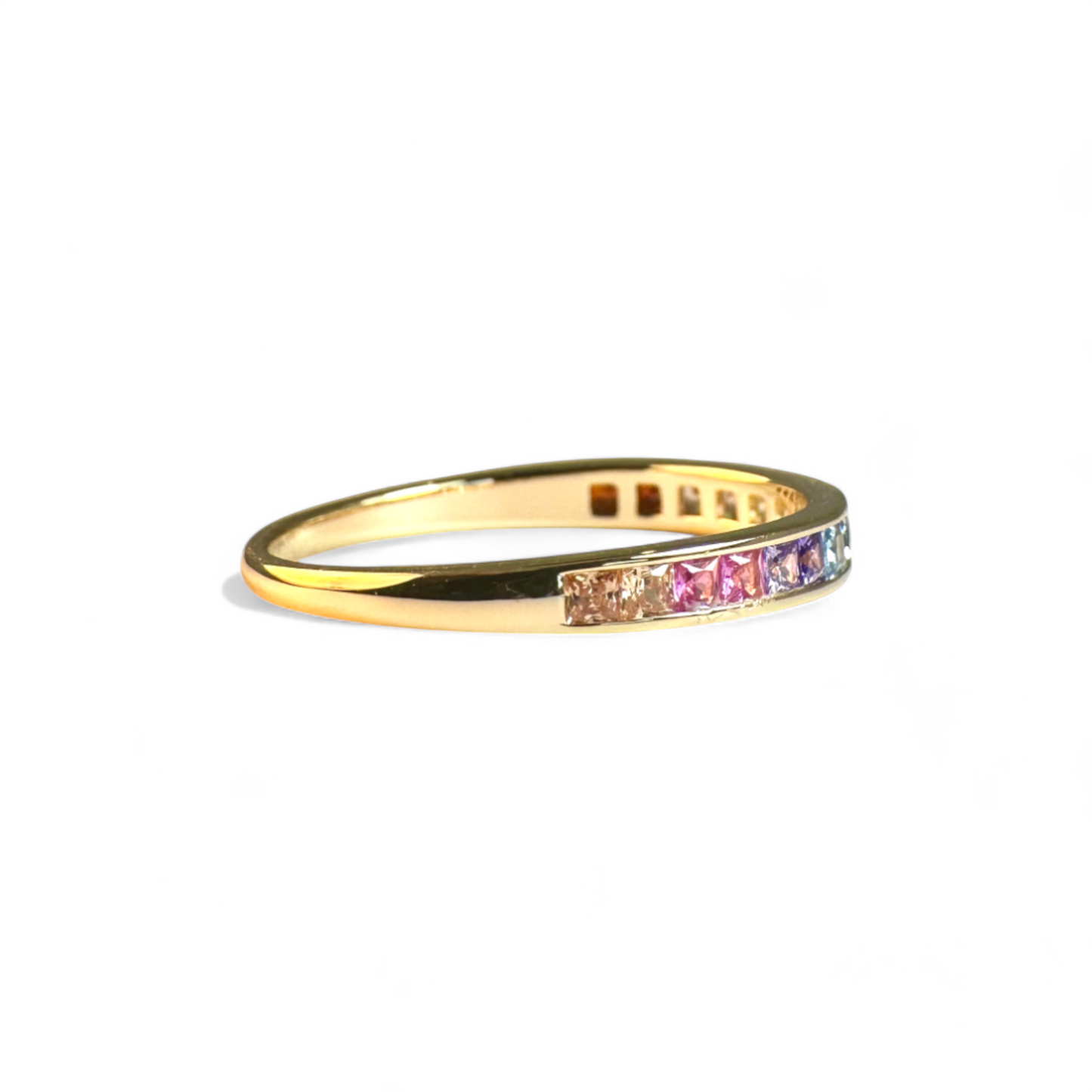 Anillo plata rainbow