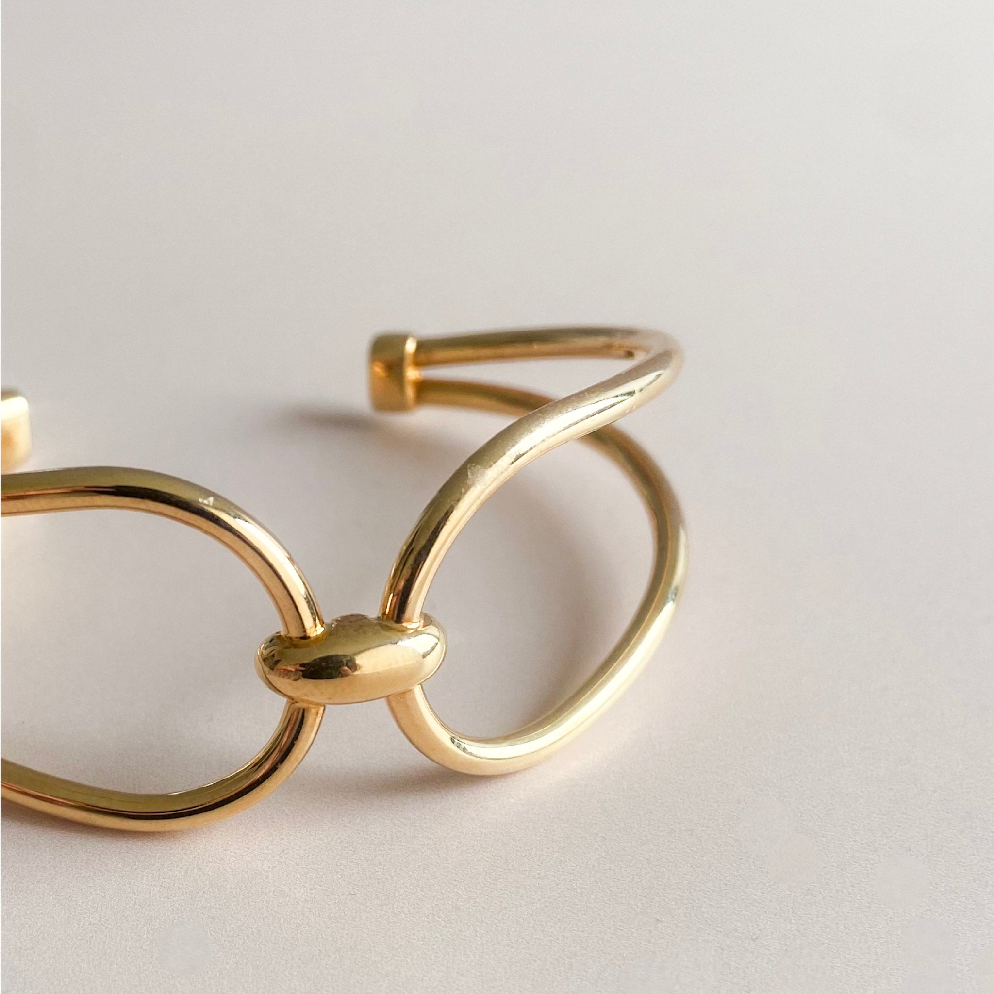 Esclava bañada en oro doble