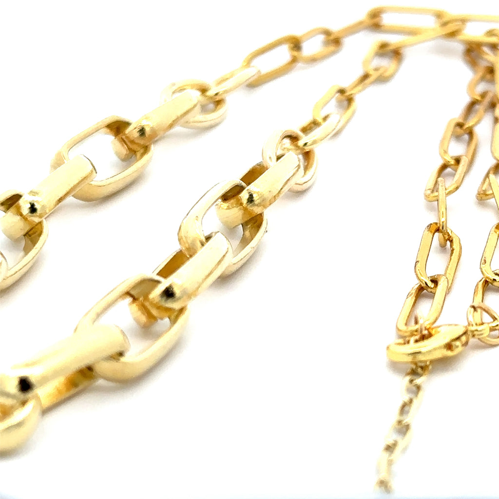 Collar eslabones clip medianos y grandes