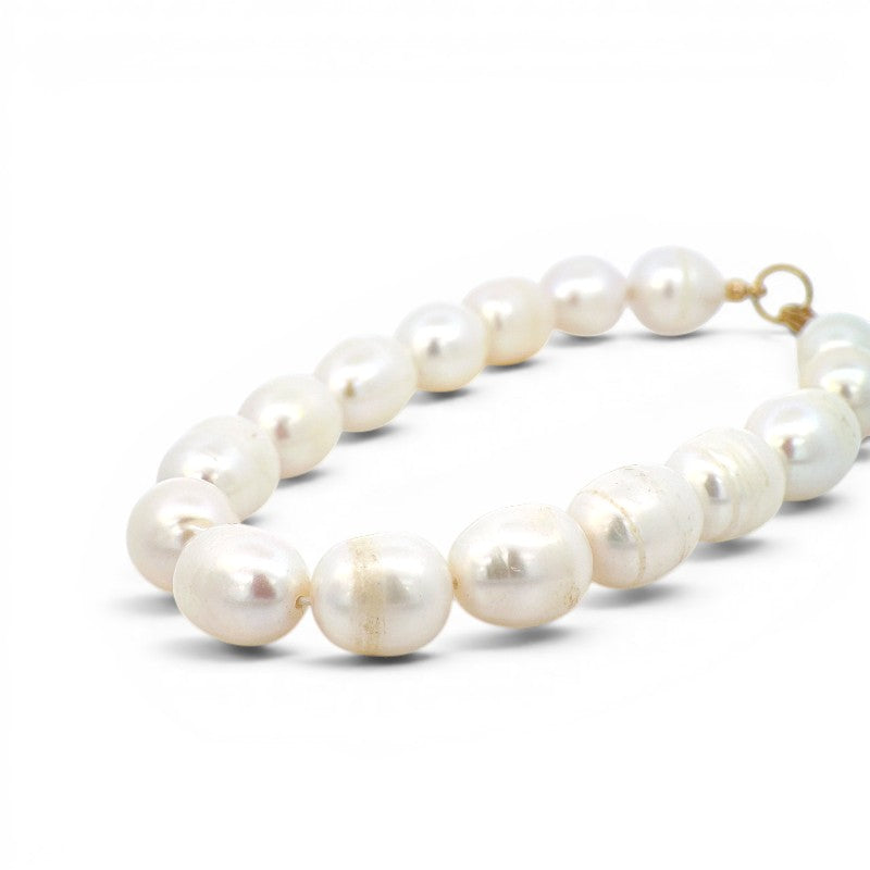 Pulsera Perlas naturales de 12x9 mm - 20 cm
