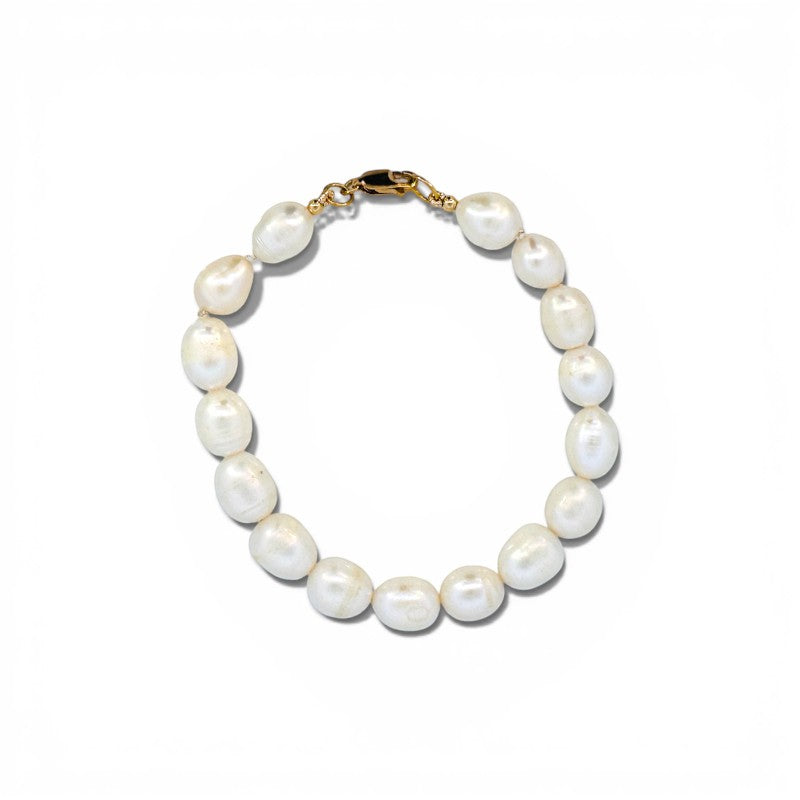 Pulsera Perlas naturales de 12x9 mm - 20 cm