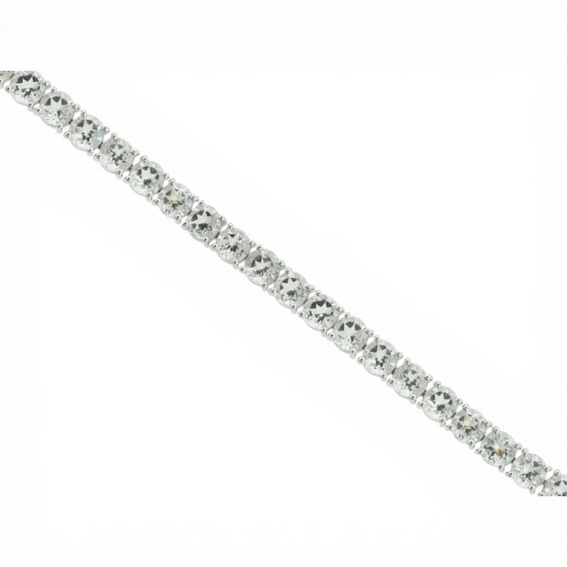 Pulsera Tenis Topacios blancos