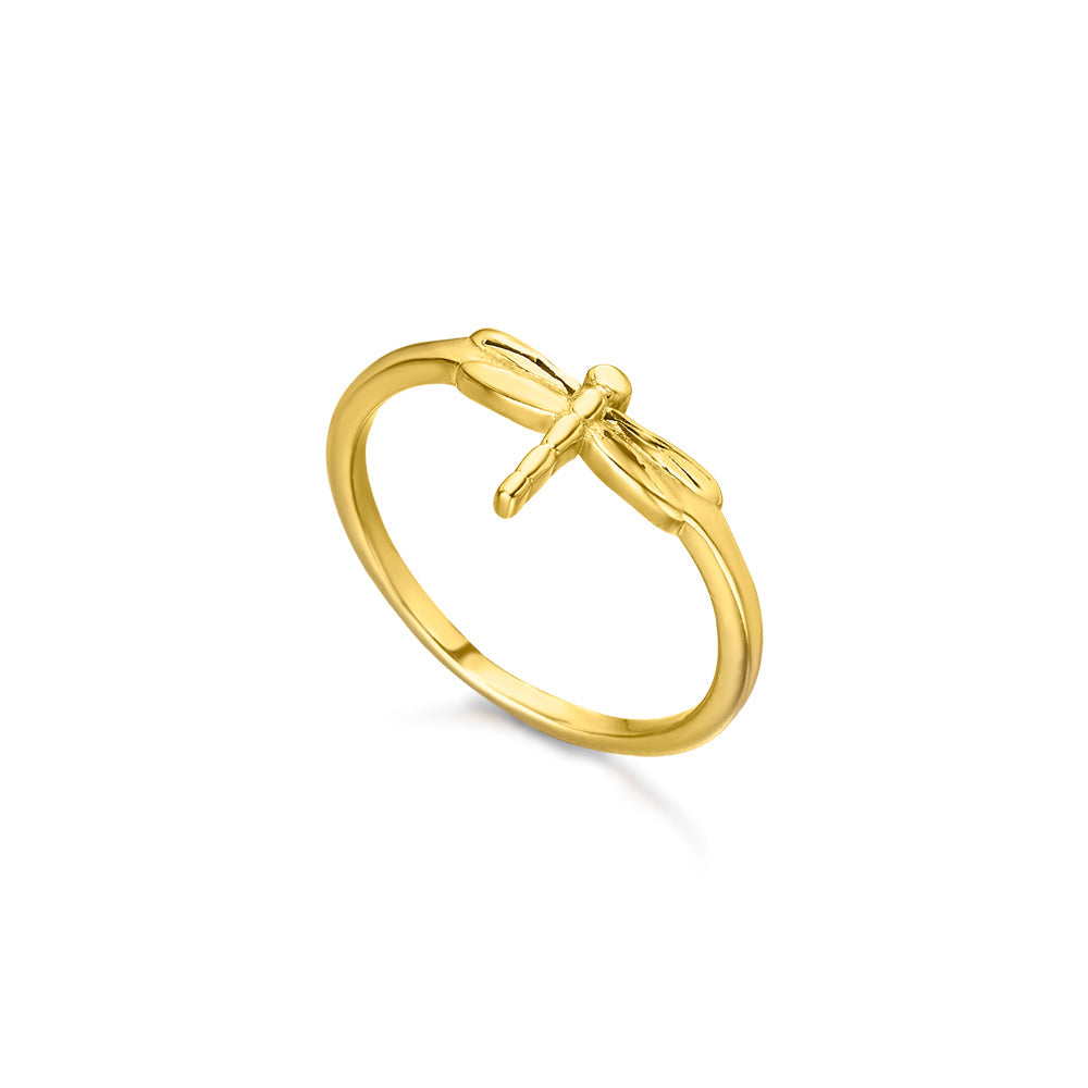 Anillo Libélula Dorado
