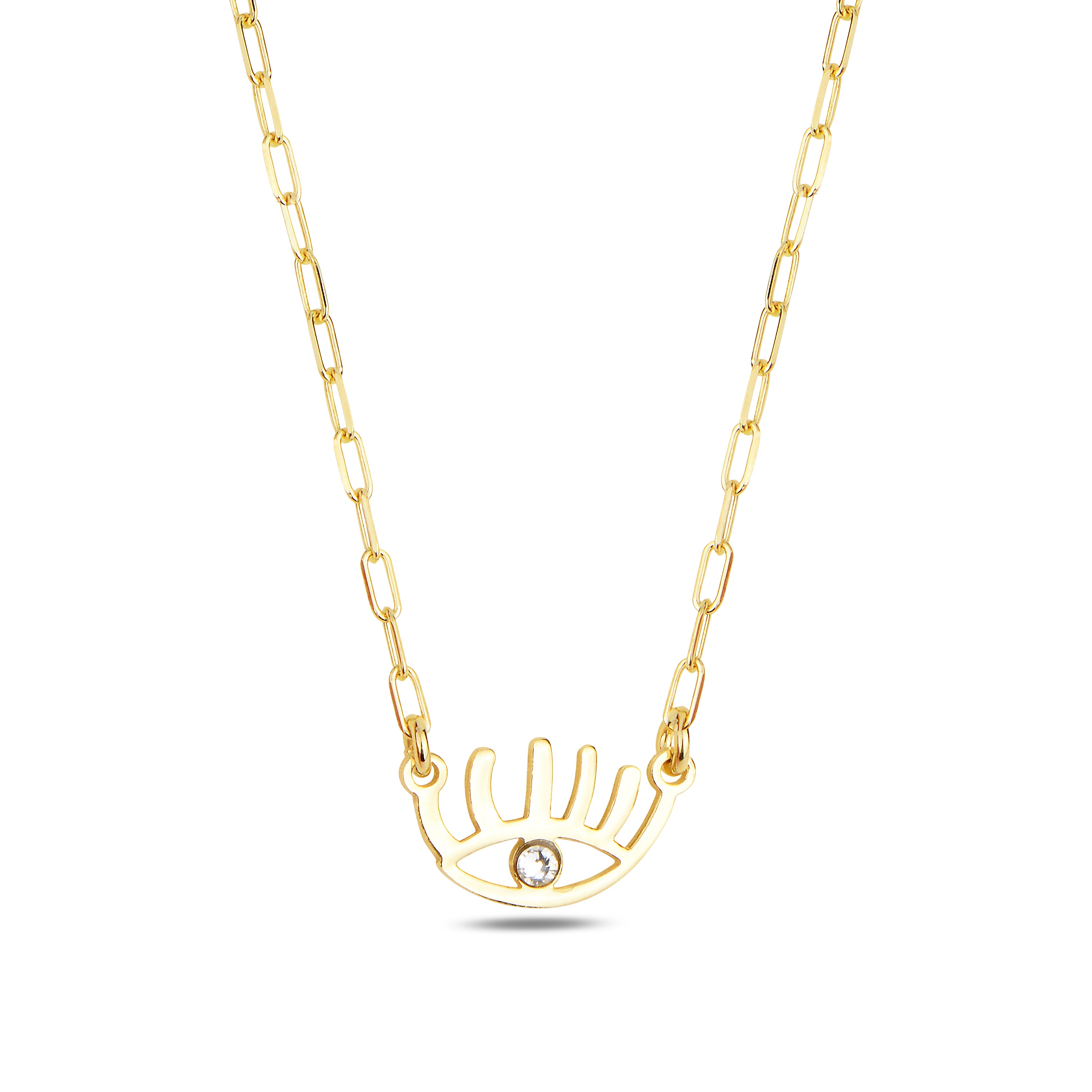 Collar Ojo Protector Gold