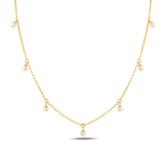 Collar Perlas Gold