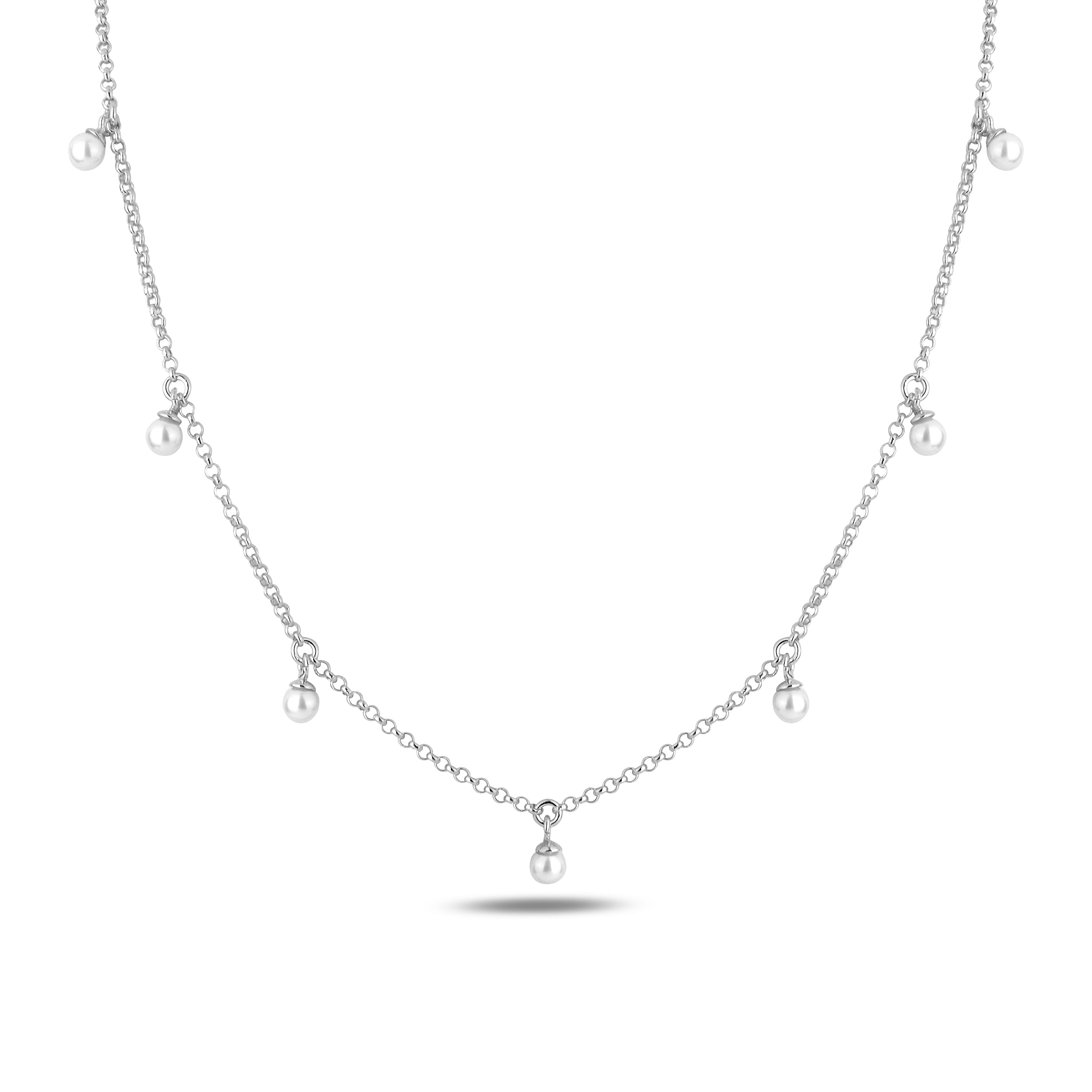 Collar Perlas Silver