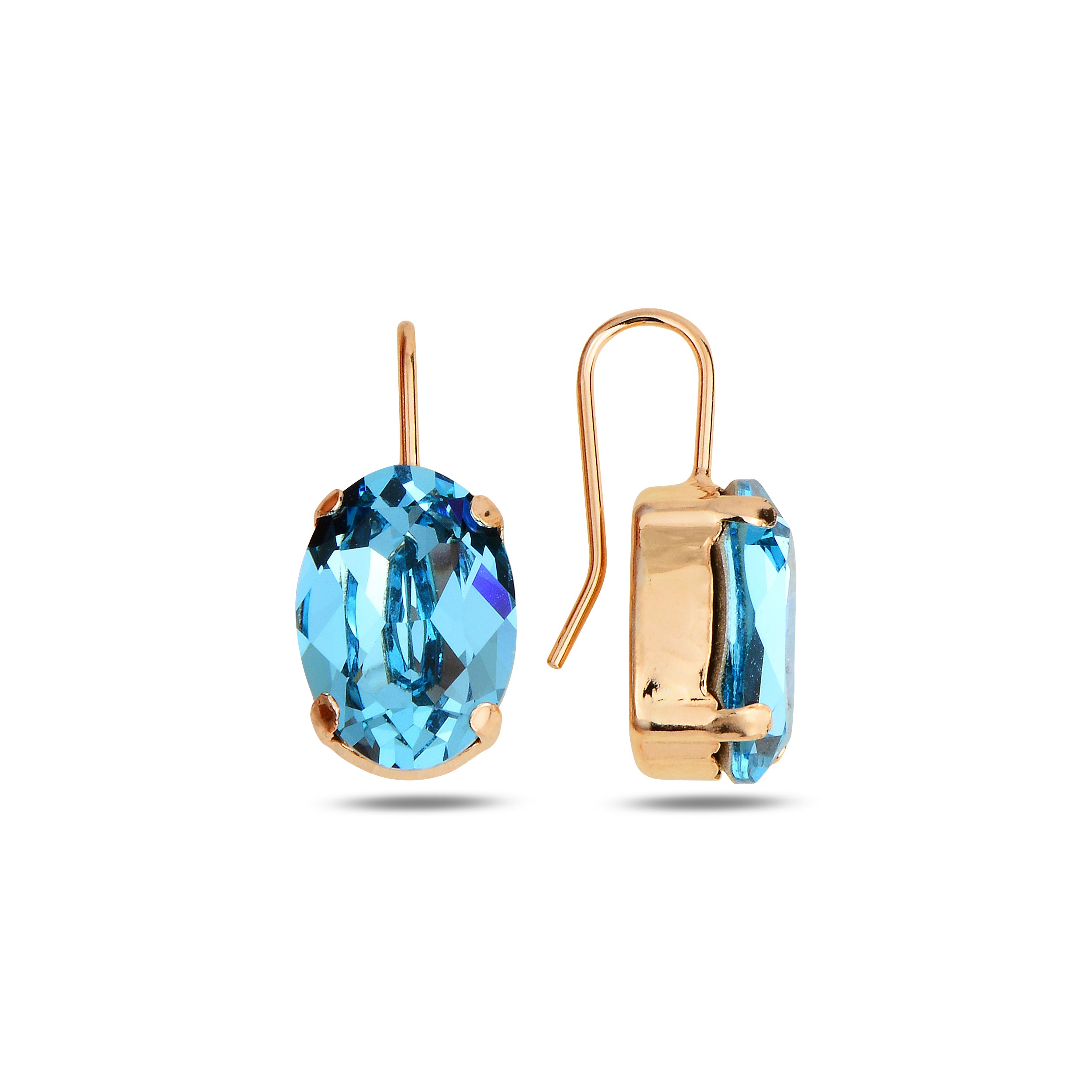 Aros Spes Oval Azul Maxi