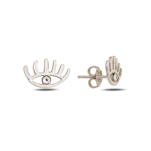 Aros Ojo Protector Silver