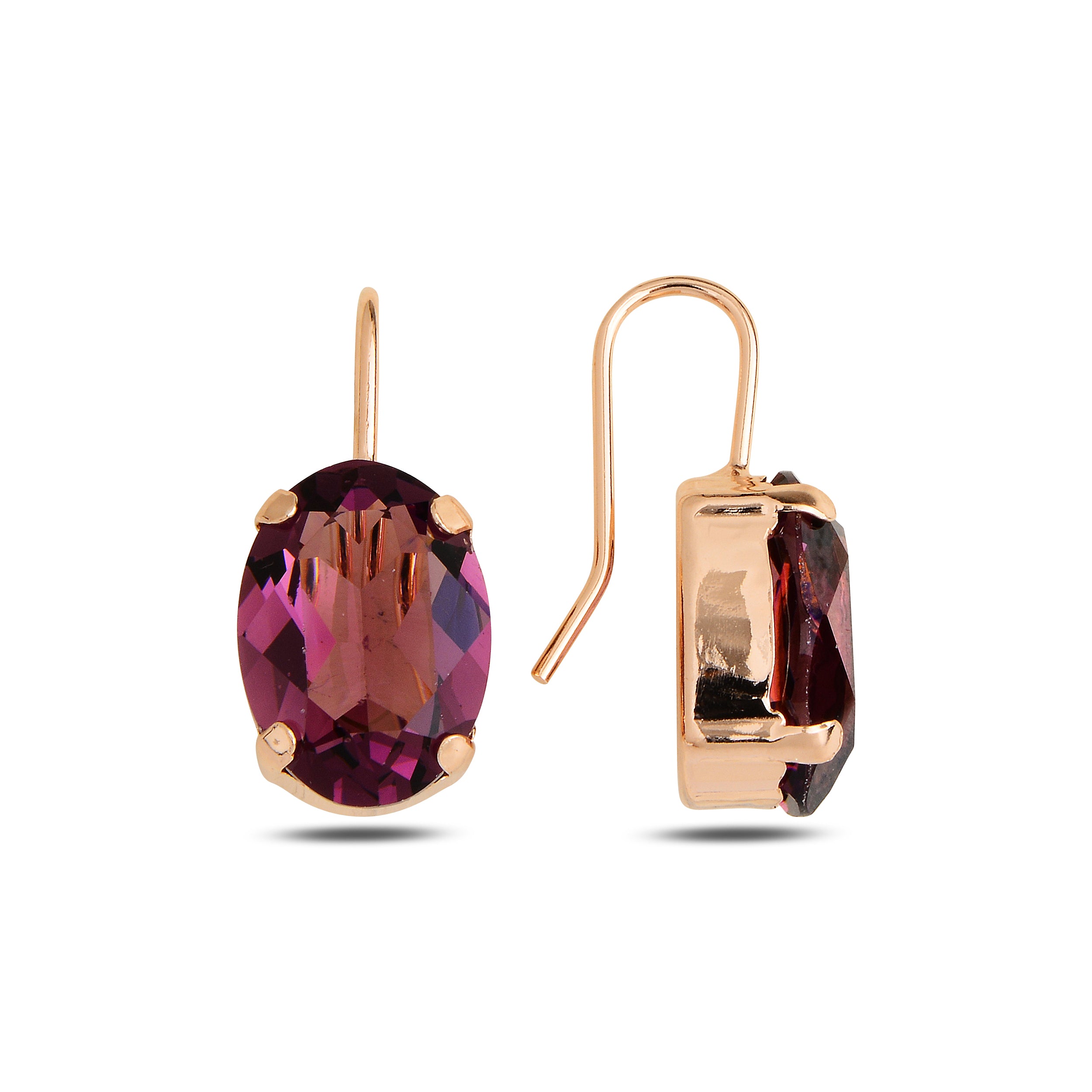 Aros Spes Oval Burdeo Maxi