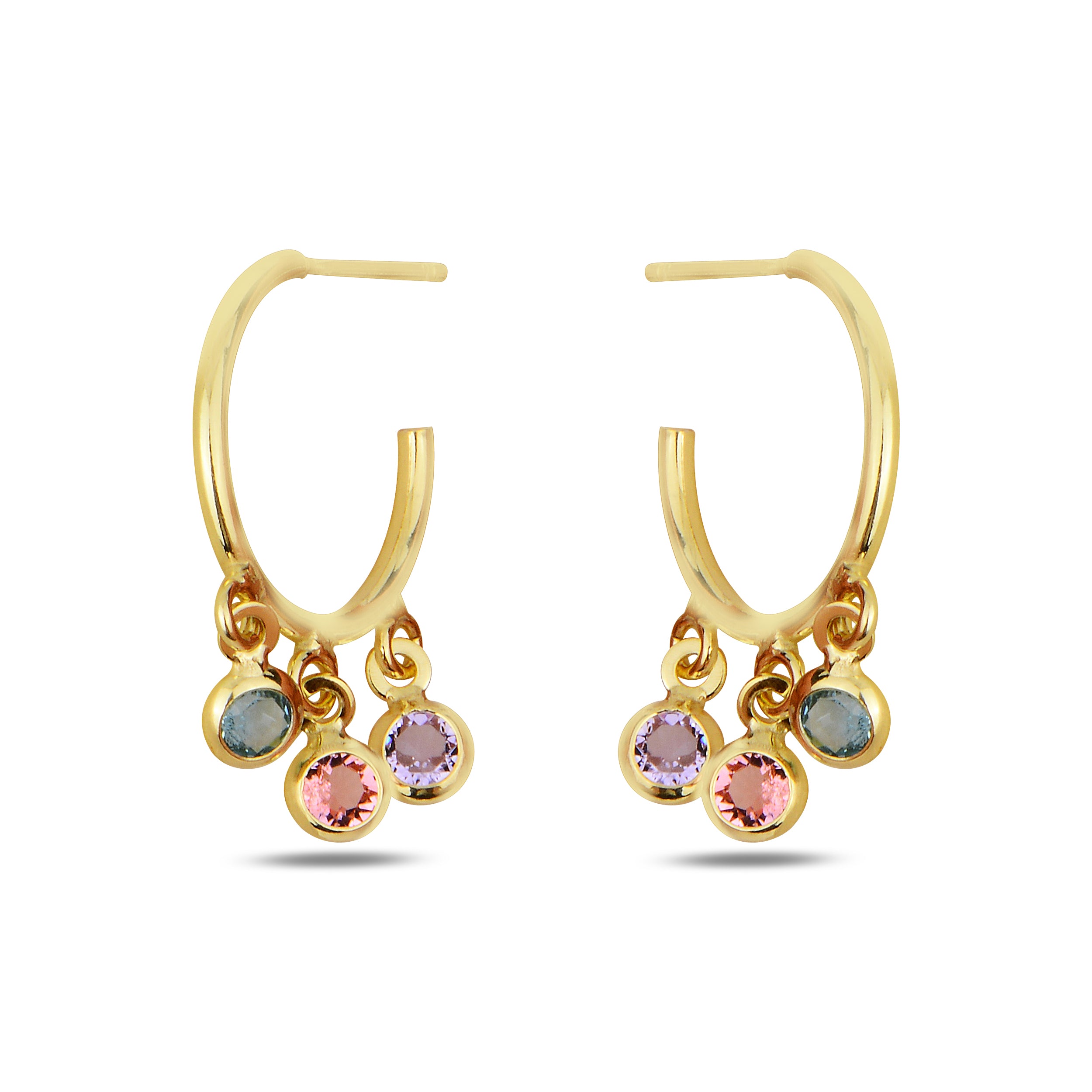 Aros Ceres Mini Hoops Doradas