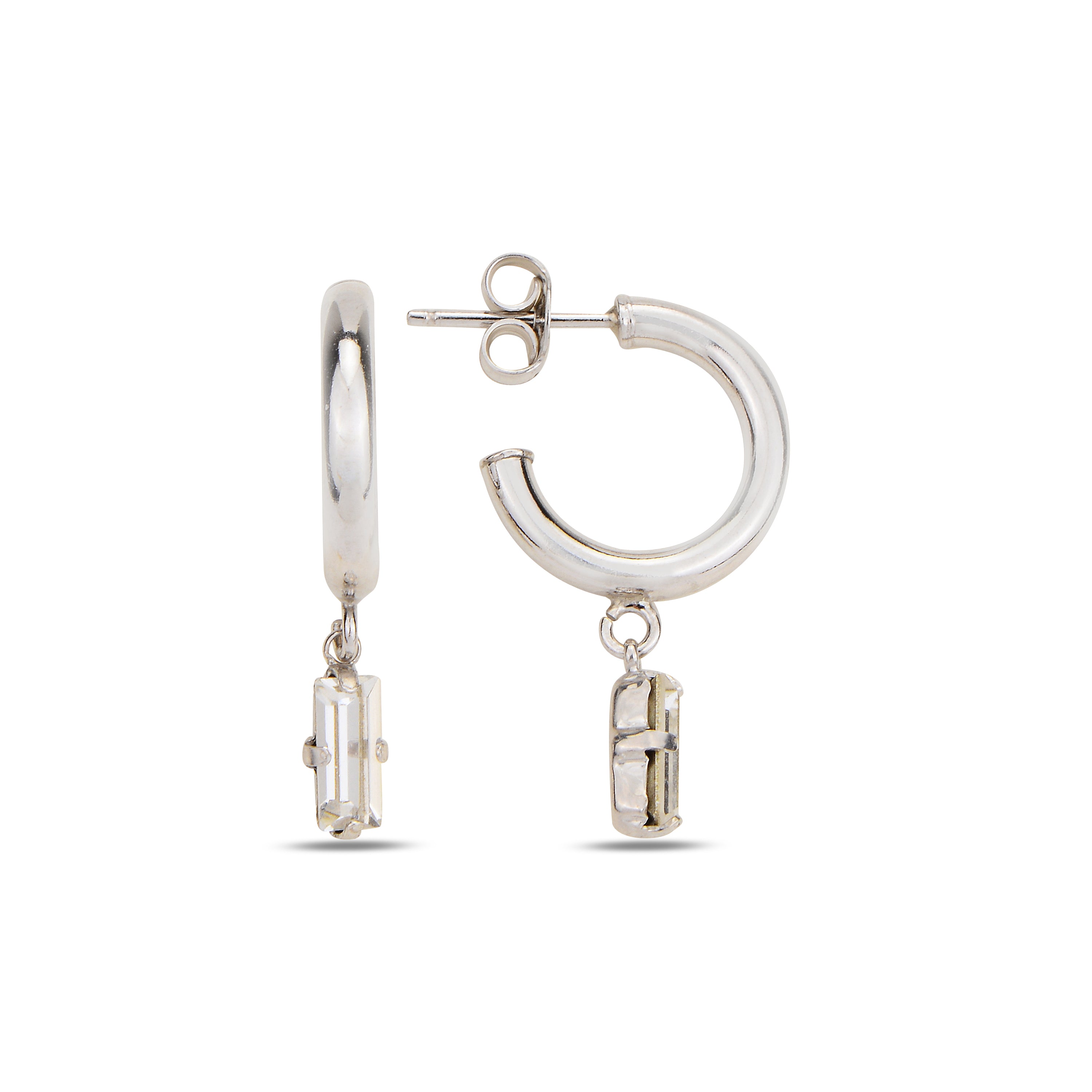 Aros Spes Circle Drop Blanco