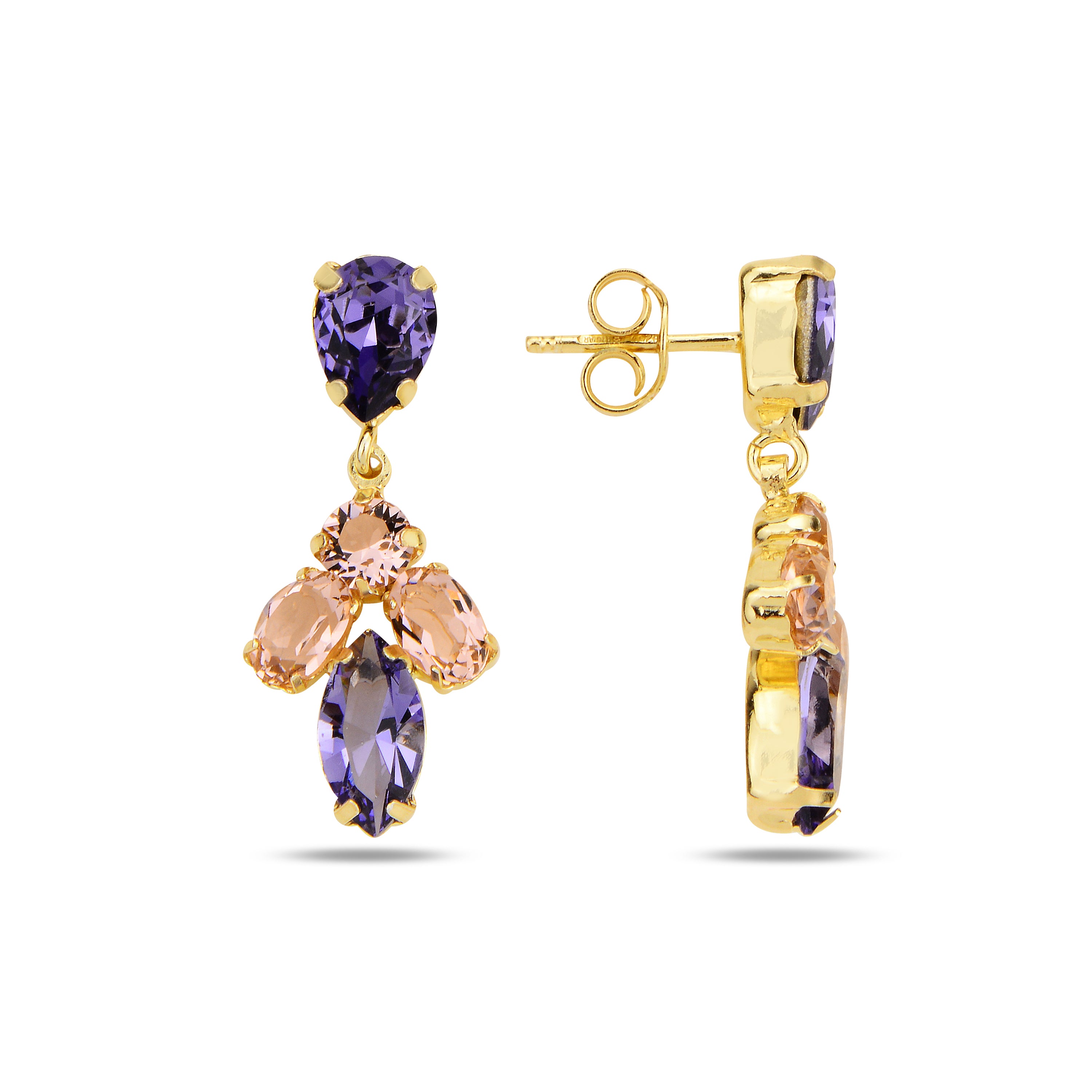 Aros Flora Petal Small - Violeta/Rosa