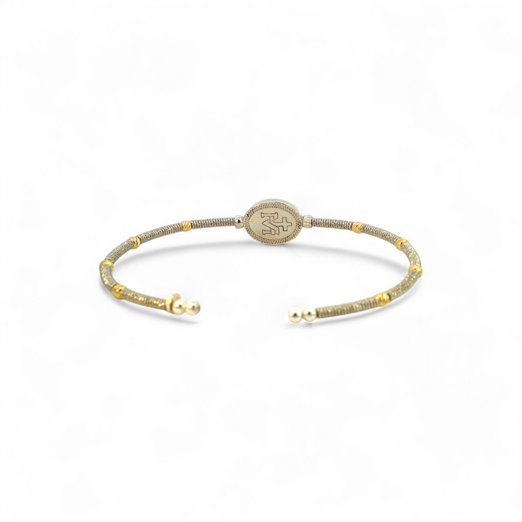 Pulsera semi flexible hilada Virgen