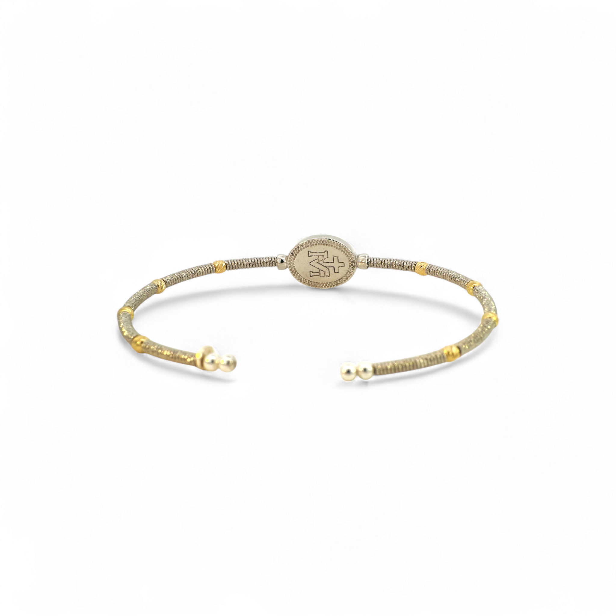 Pulsera semi flexible hilada Virgen