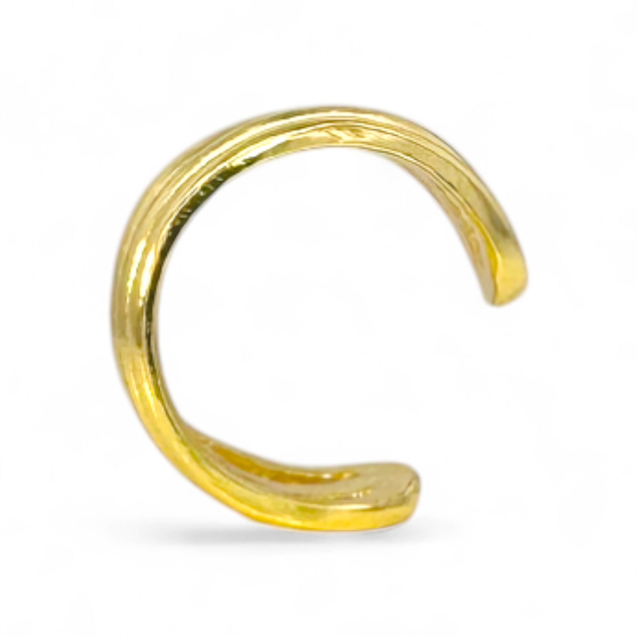 Aro trepador (ear cuff) plata 925 bañados en oro