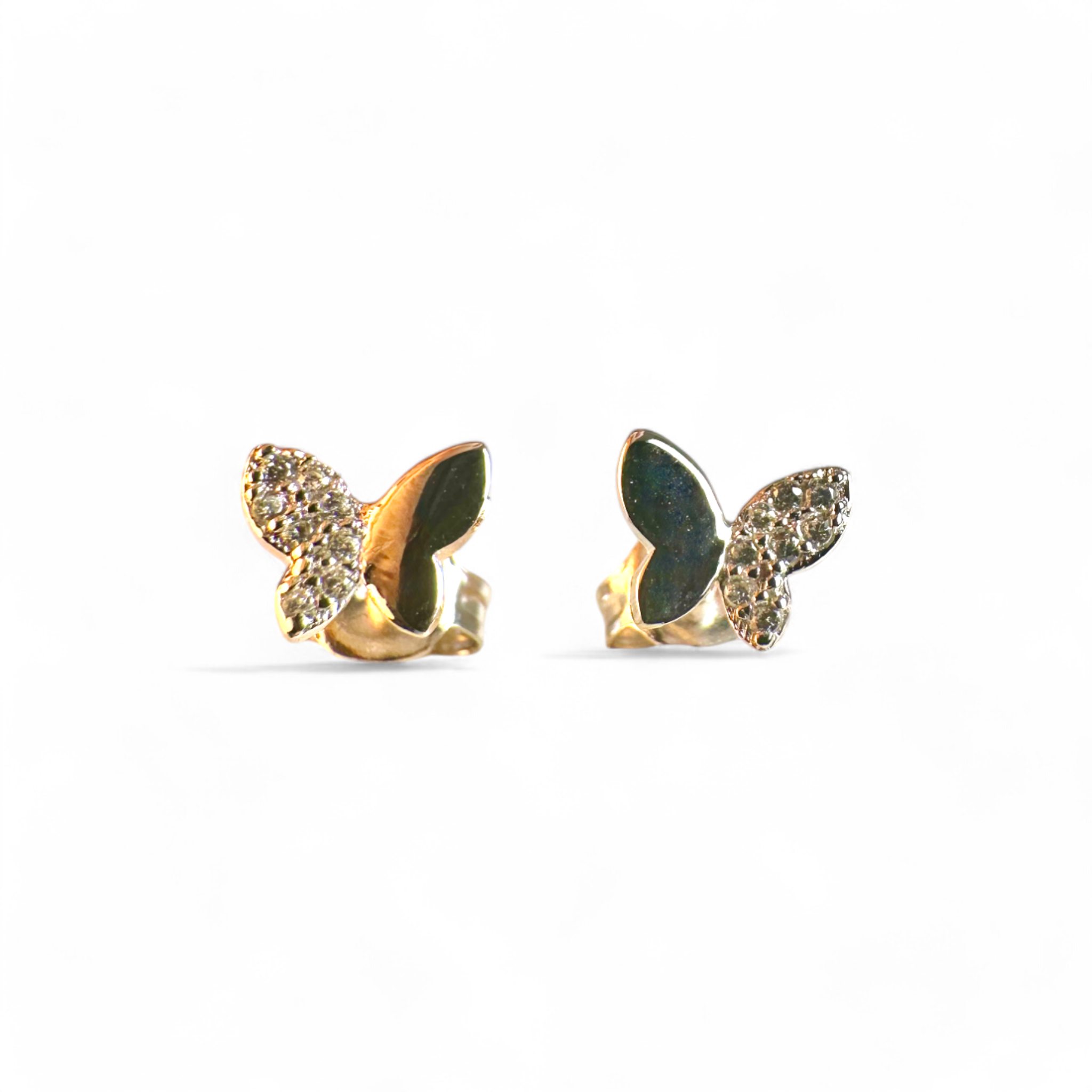 Aros Mariposa Circones Plateada