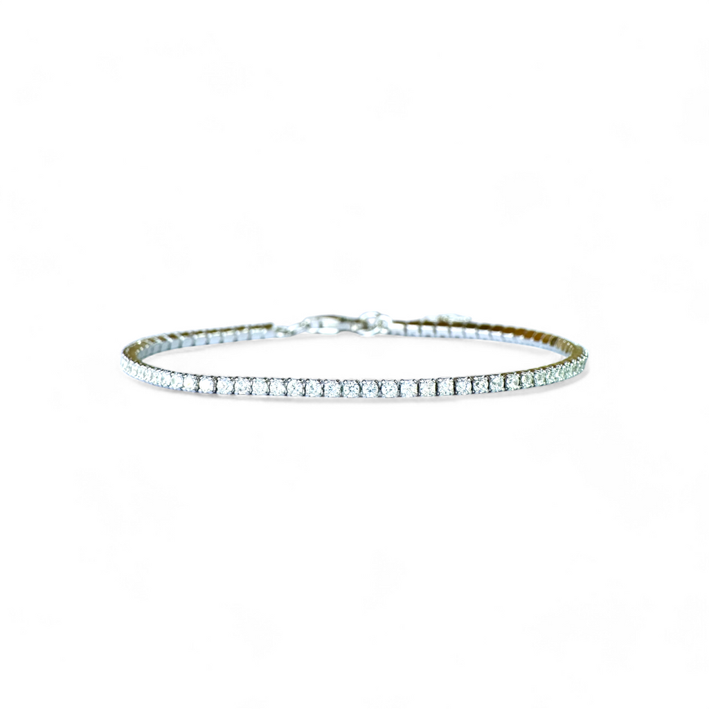 Pulsera tennis de plata 925 con circones