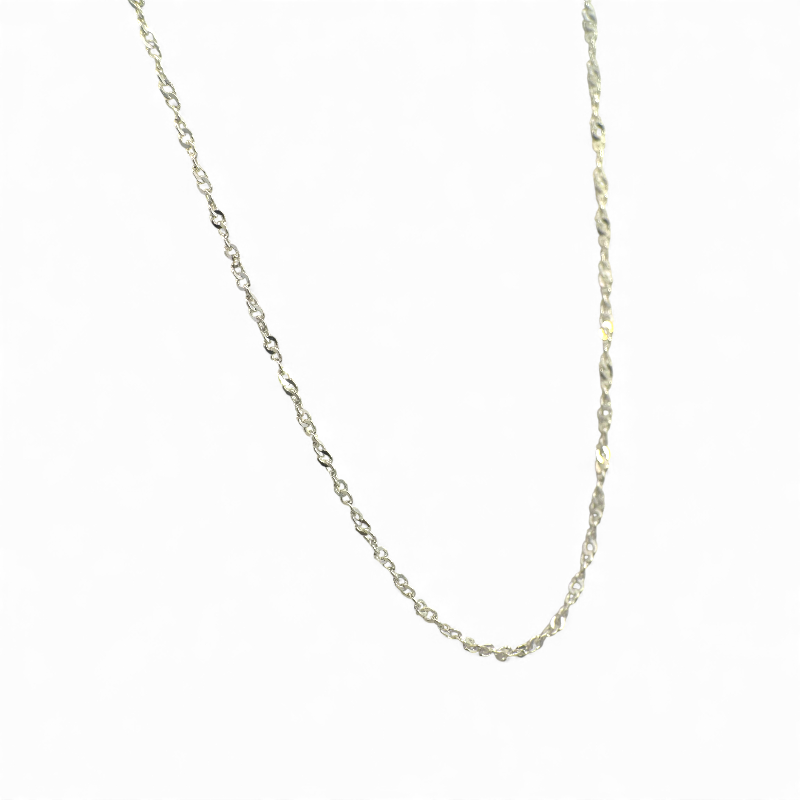 Cadena Plata Entorchada 40 cm