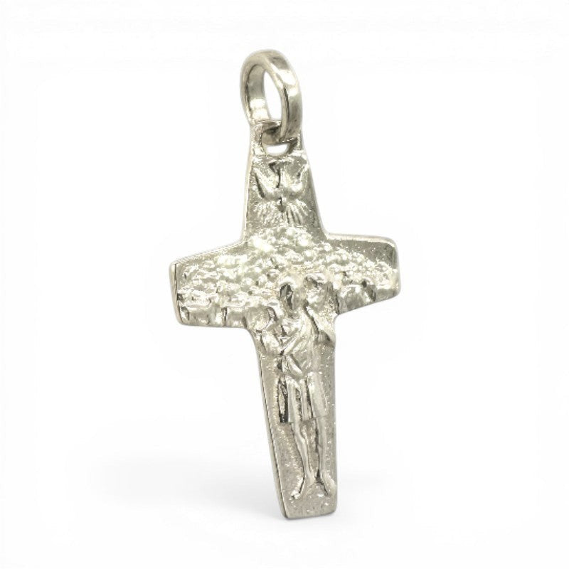 Cruz de Plata 925 El Buen Pastor (13x20 mm) Personalizable