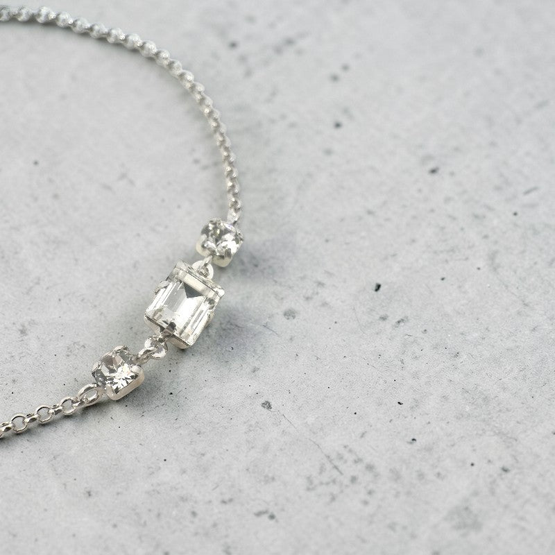 Pulsera Sanremo Essential Trio Blanco / Plata