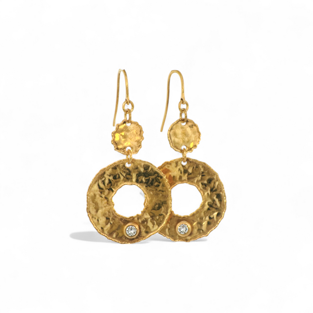 Aros colgante doble donats