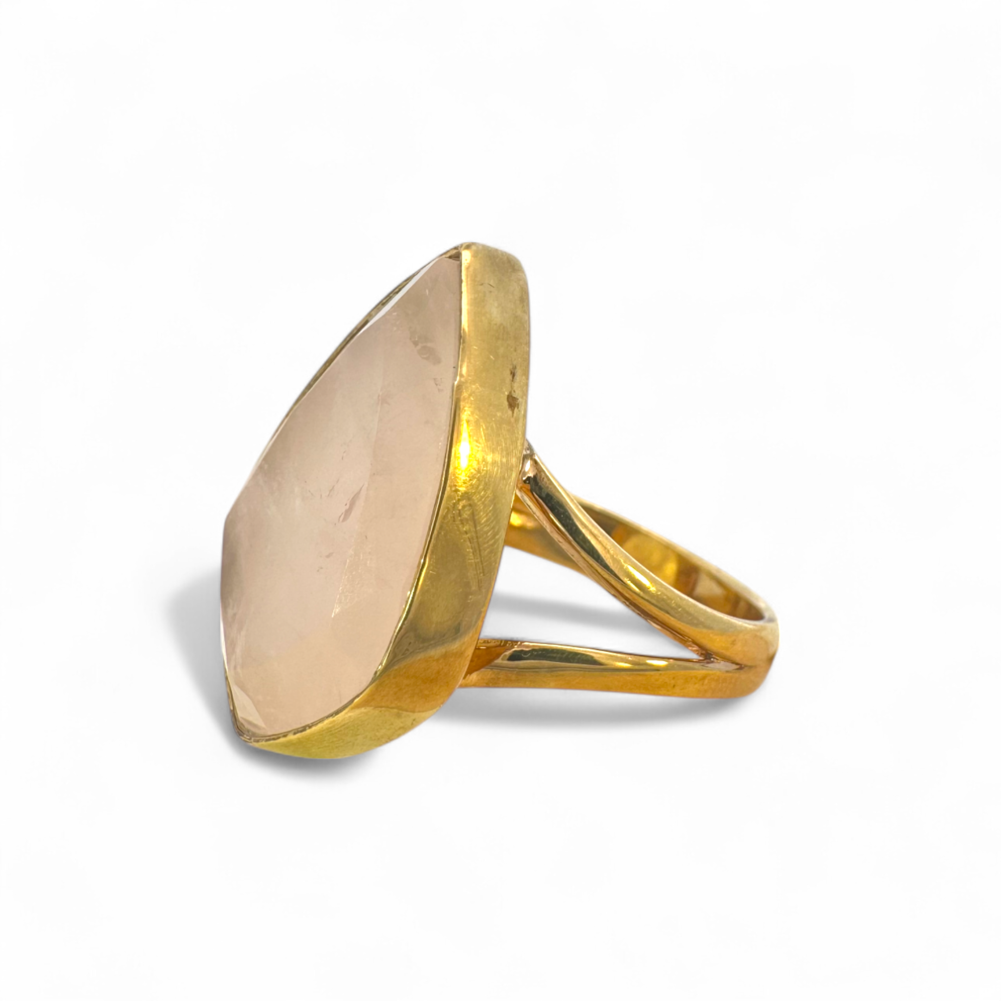 Anillo Cuarzo Rosado