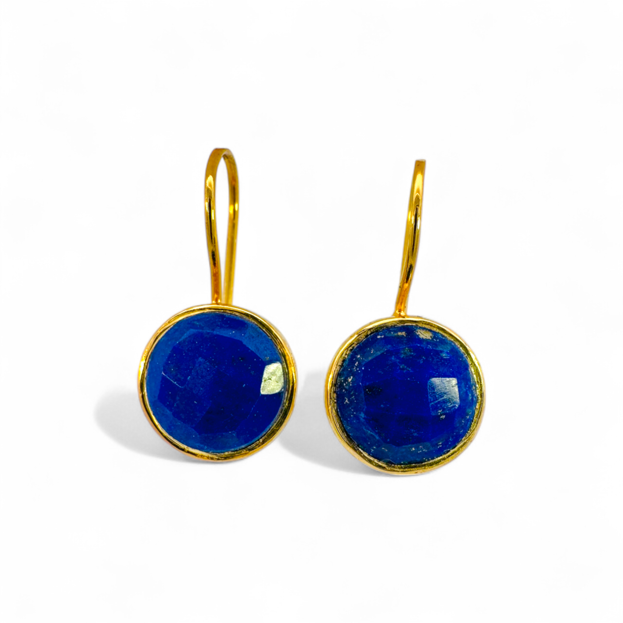 Aros colgantes plata 925 lápis lazuli