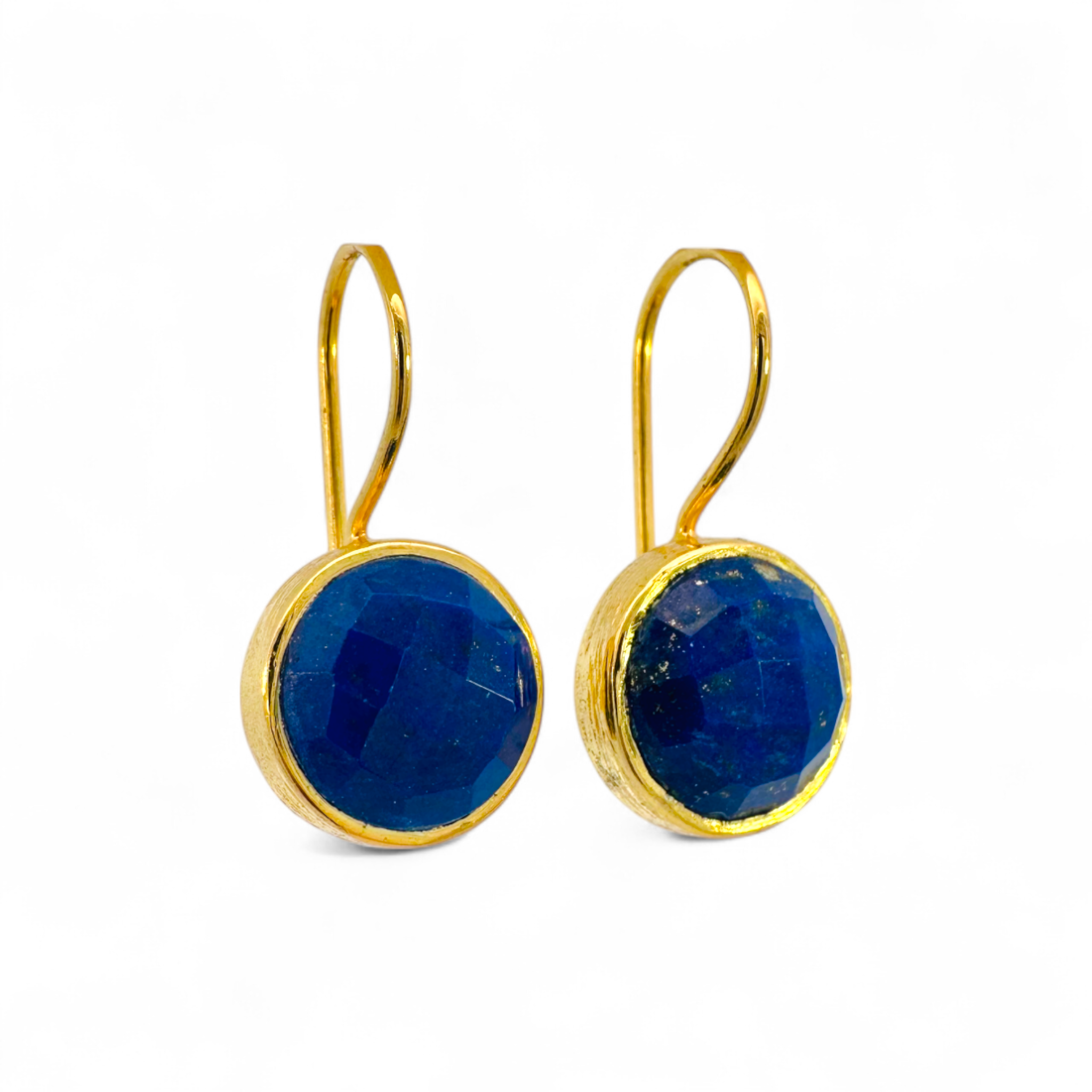 Aros colgantes plata 925 lápis lazuli