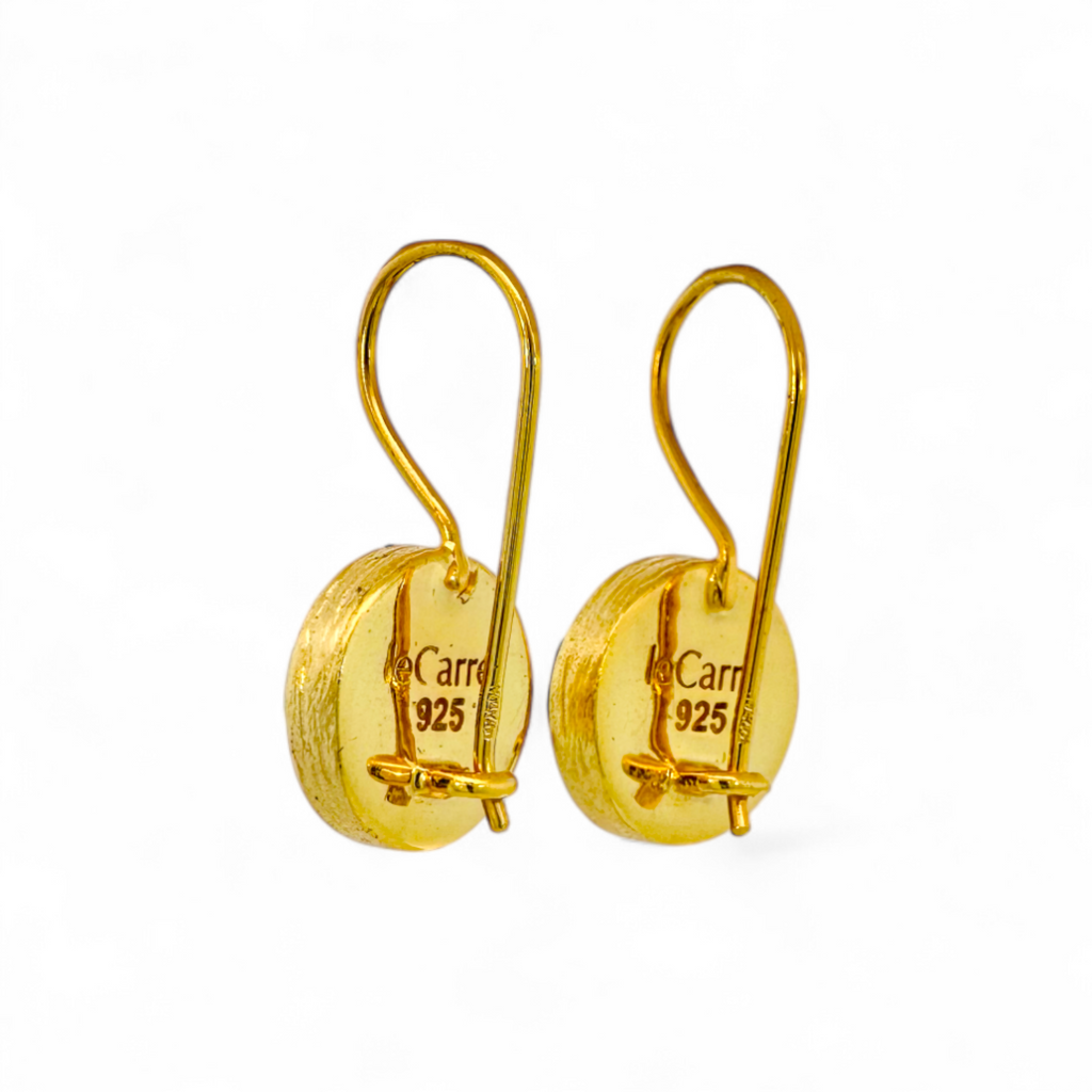 Aros colgantes plata 925 lápis lazuli