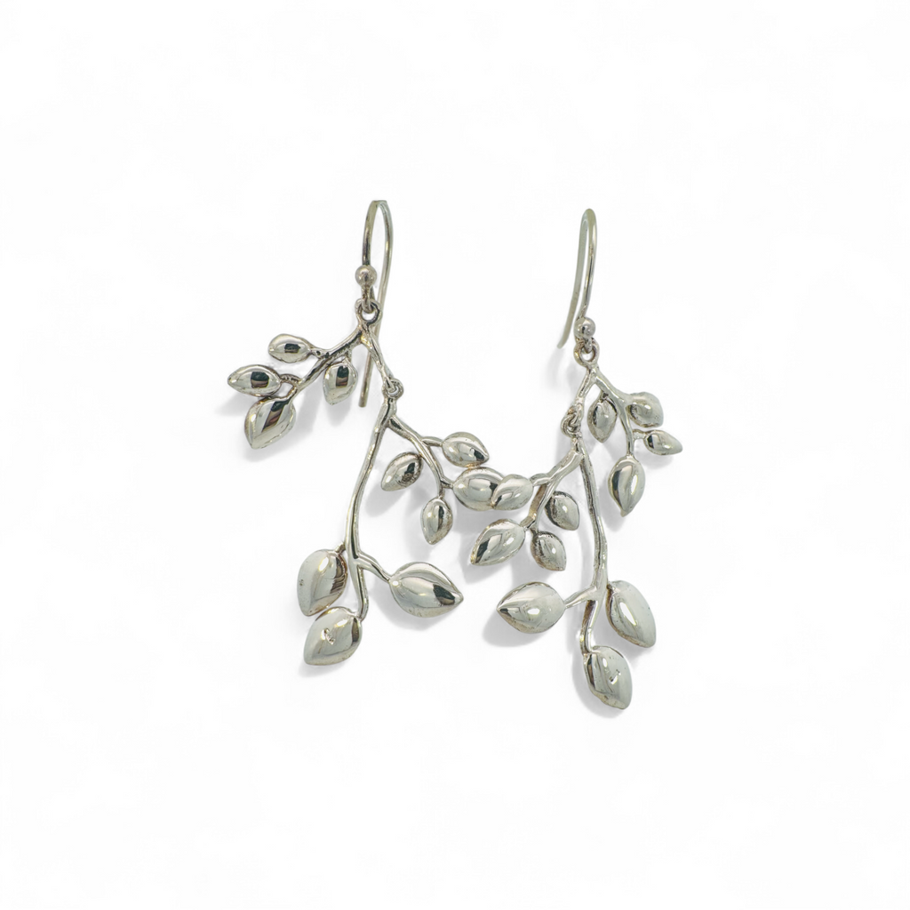 Aros colgantes ramitas