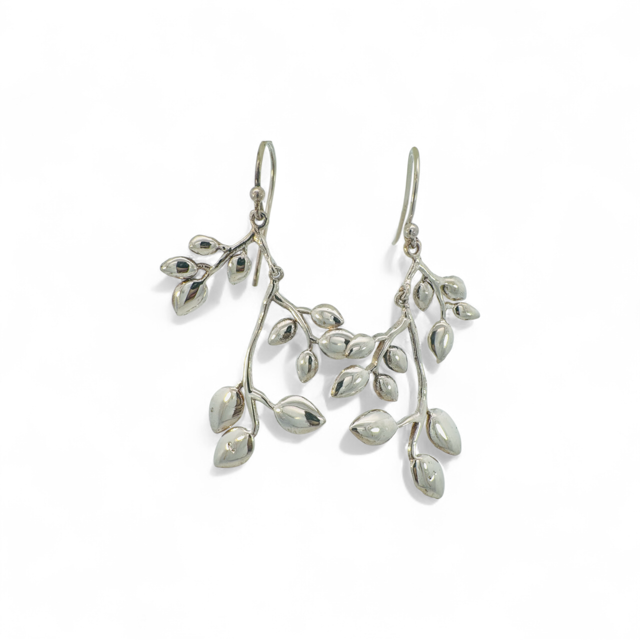 Aros colgantes ramitas