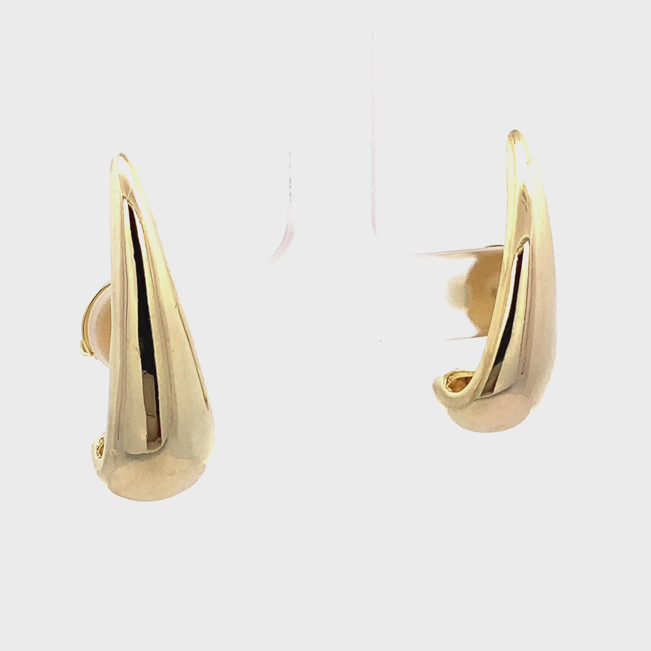 Aros gota medianos largos