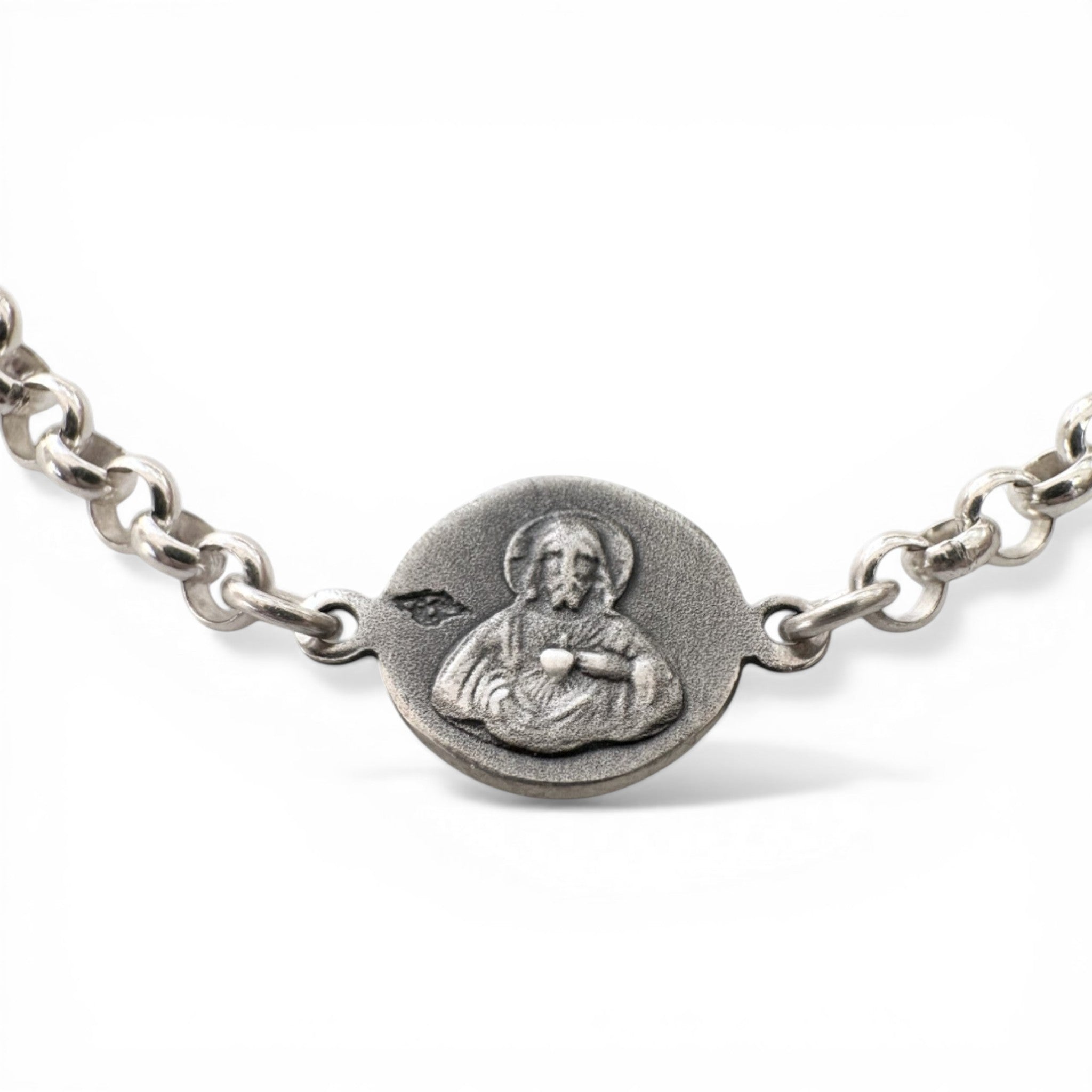 Pulsera de Plata 925 con medalla Escapulario
