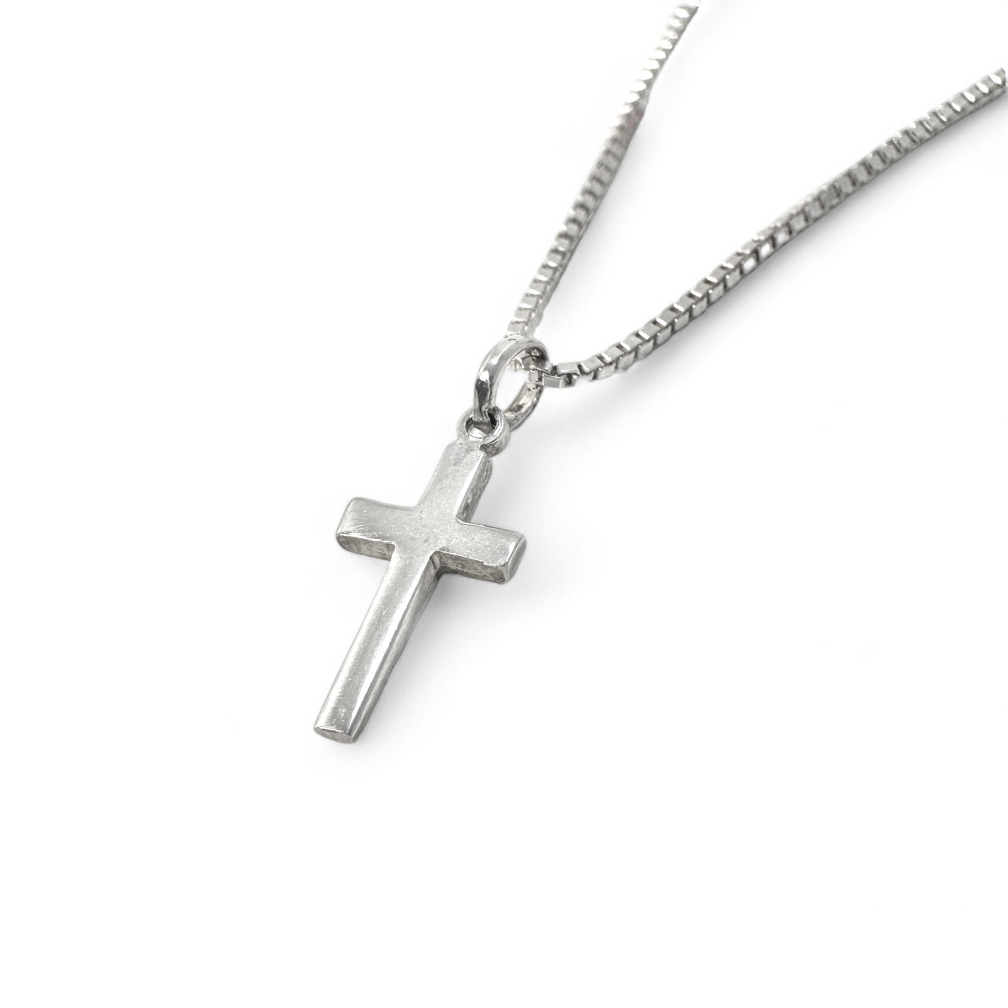 Cruz de Plata 925 (9x17 mm) Personalizable