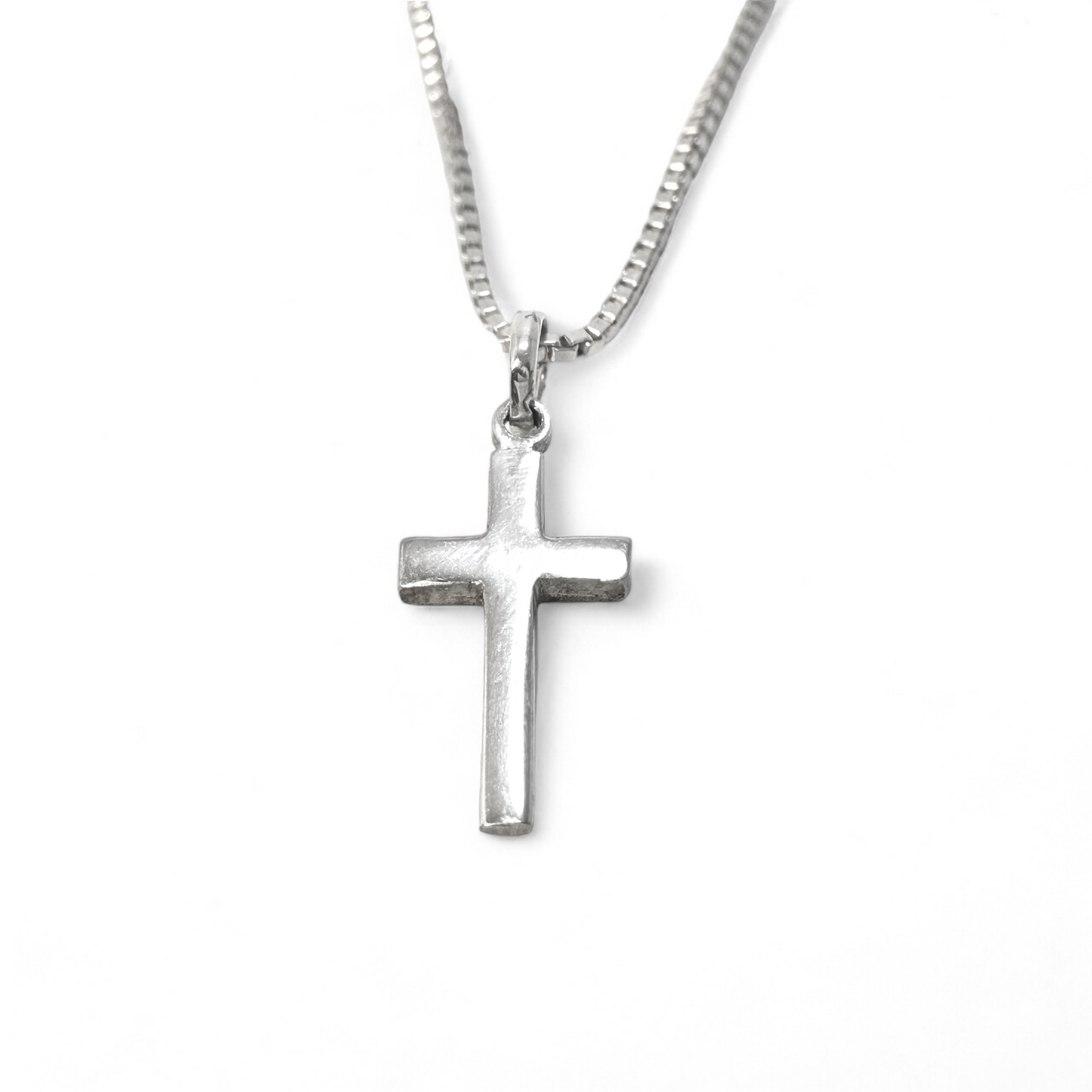 Cruz de Plata 925 (9x17 mm) Personalizable