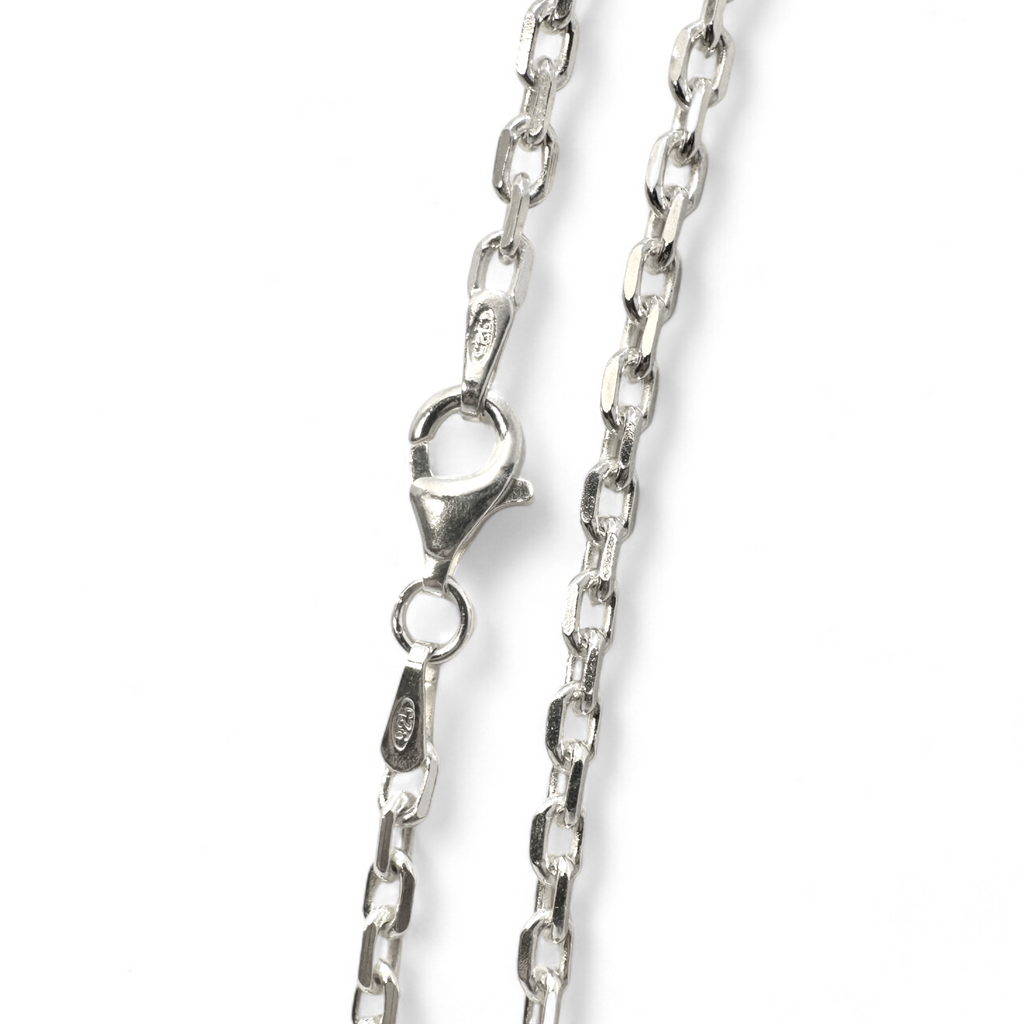 Cadena Eslabones de Plata 925