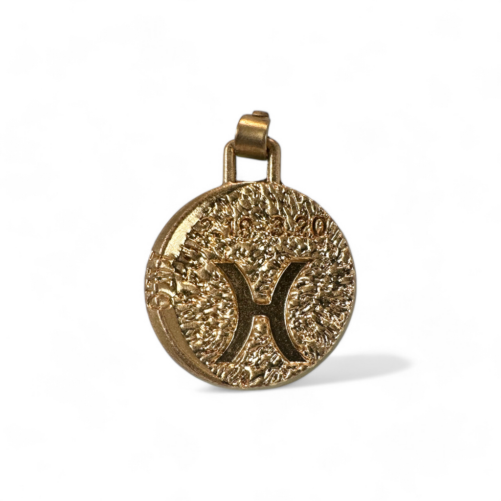 Medalla Gold Signo Piscis
