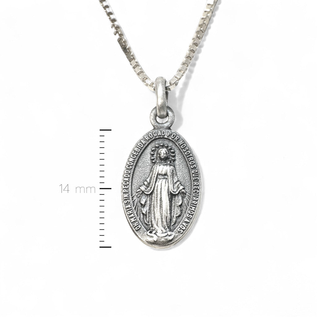 Medalla de Plata Virgen de los Rayos  (8x14 mm)