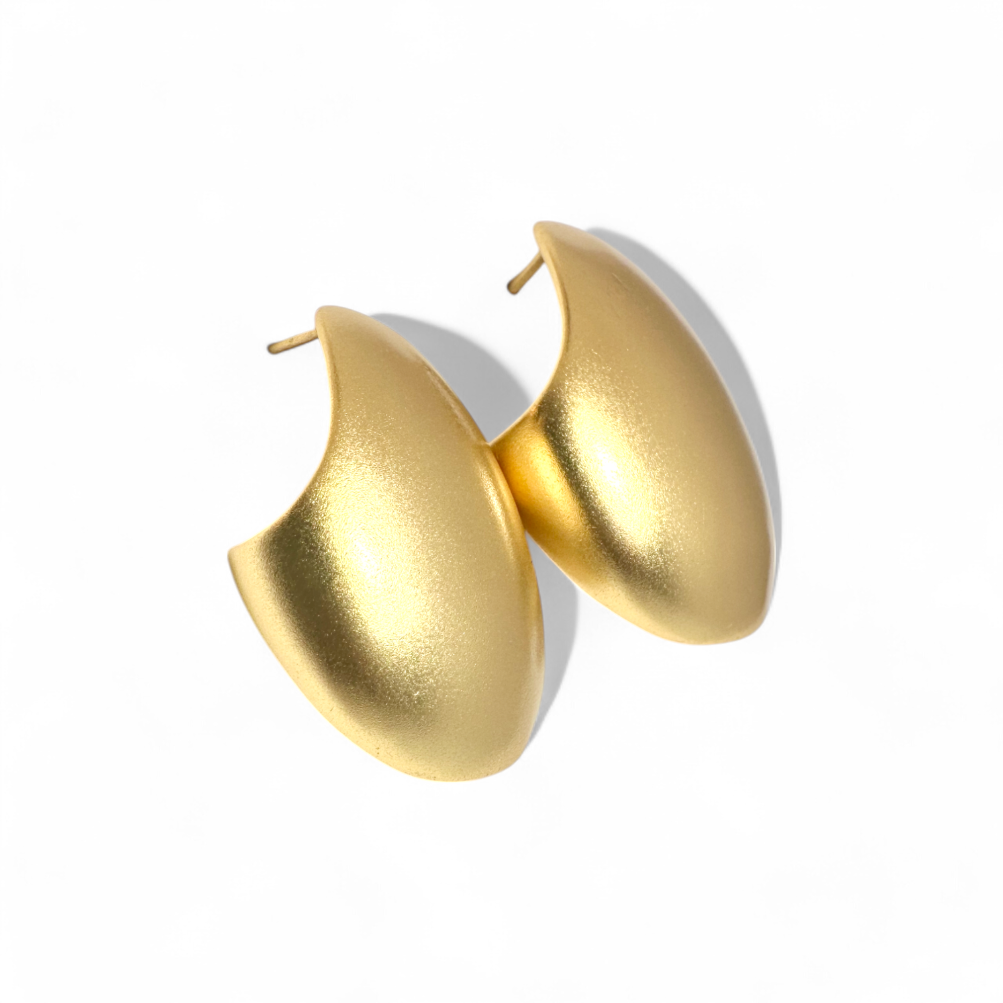 Aros gota torcidos mate