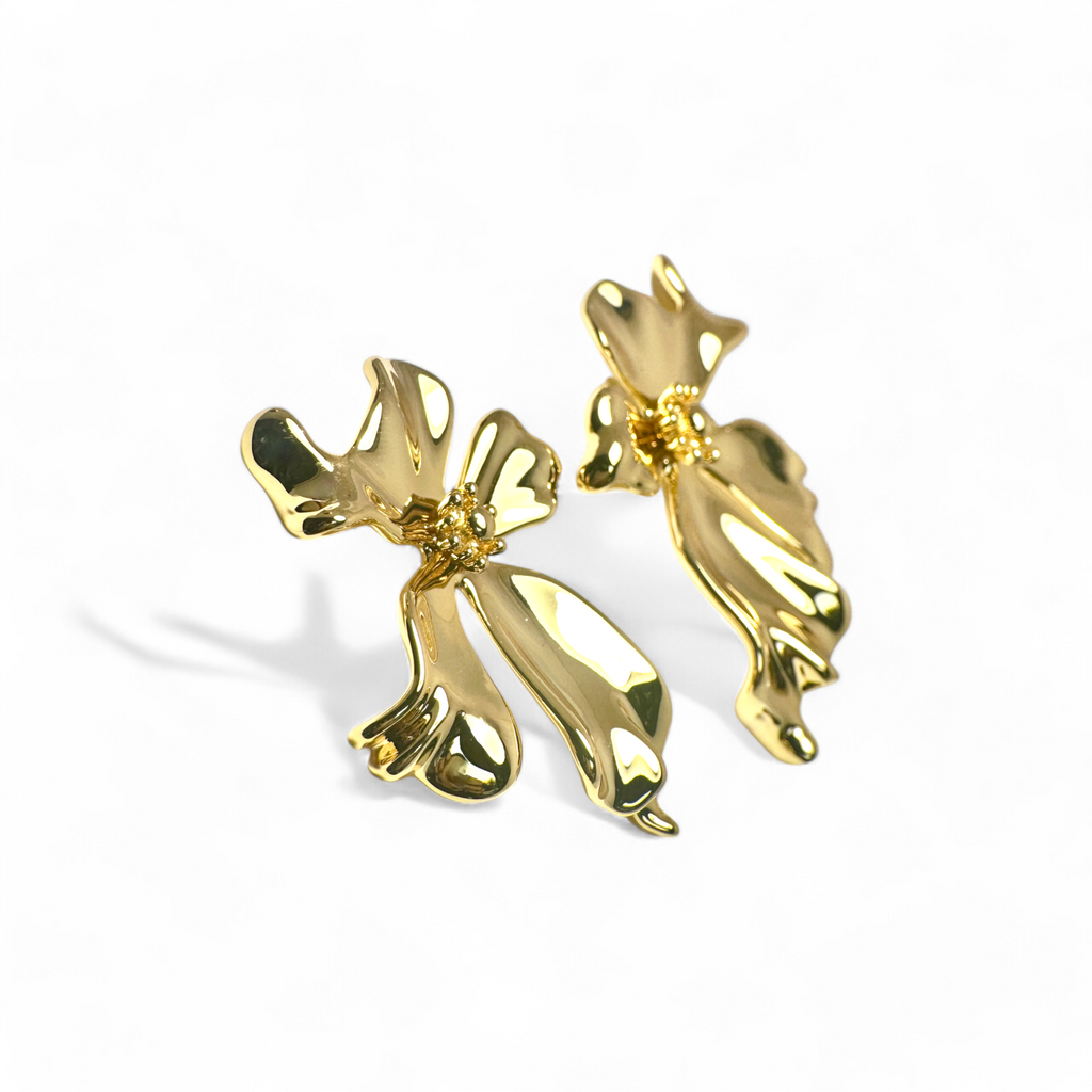 Aros Orquídea Dorada